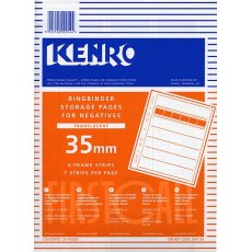 Kenro Negative Pages, Paper, 35mm, 25 sheets