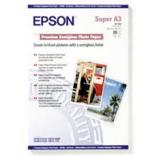 Epson SO41328, Premium Semigloss Photo Paper A3+, Pack 20