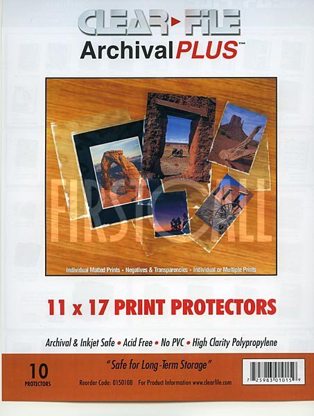 Clearfile Clearfile 015B Print Protectors 11x17in Pack of 10