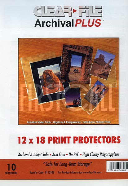 Clearfile Clearfile 011B Print Protectors 12x18in Pack of 10
