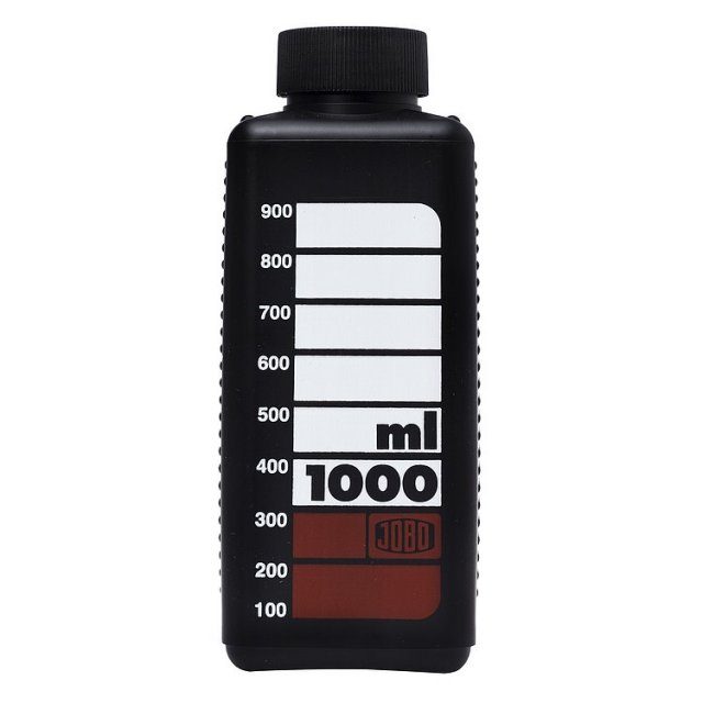 Jobo Jobo Chemical Storage Bottle, Wide Neck, Black, 1 litre, 3372B