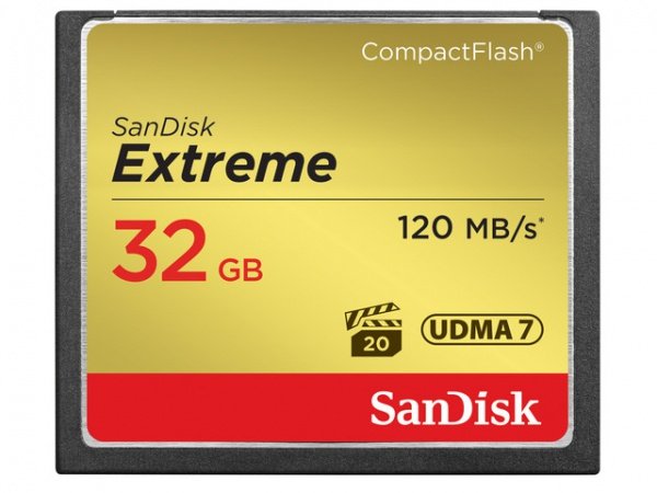 SanDisk SanDisk 32GB CF Extreme CompactFlash Card (800x)