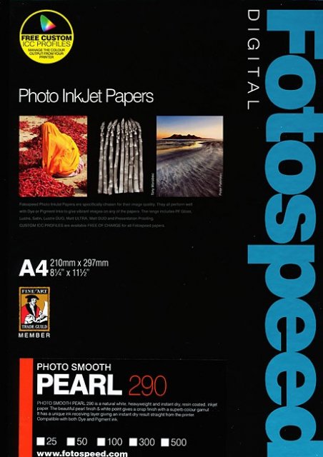 Fotospeed Fotospeed Photo Smooth Pearl 290gsm, A4, 100 Sheets