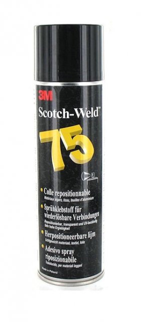 3M 3M 75 Repositionable Adhesive Spray, 500ml,