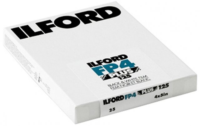 Ilford Ilford FP4 Plus 4 x 5in, ISO 125, Pack of 25