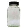 Firstcall Chemical Clear Glass Powder Jar, 500ml