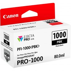 Canon Ink Jet Cartridge PFI-1000PBK, Photo Black