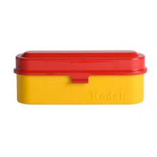 Reto Kodak Classic Metal 35mm Film Case, Yellow/Red Lid