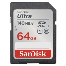 SanDisk 64GB SDHC Memory Card, Ultra, UHS-1