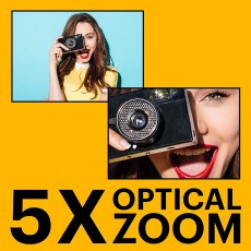 Kodak Pixpro X55 16MP 5x Zoom Compact Camera - Black