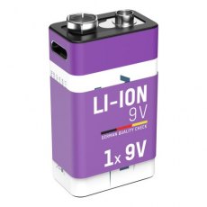 Ansmann Li-Ion Rechargeable Battery USB-C port - 9v (1)