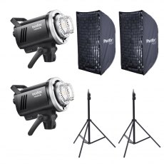 Godox MS200V Two Head Schools Kit