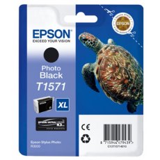 Epson Ink Jet Cartridge T1571, Turtle, Photo Black