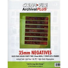 Clearfile 14B Negative Pages 35mm Archival Plus Pack of 100