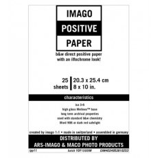 Imago Direct Positive Black & White RC, 8 x 10in, Pack of 10