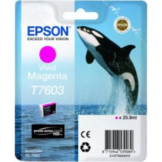 Epson Ink Jet Cartridge T7603 Killer Whale, Vivid Magenta