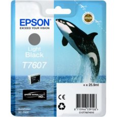 Epson Ink Jet Cartridge T7607 Killer Whale, Light Black