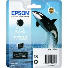 Epson Ink Jet Cartridge T7608 Killer Whale, Matte Black