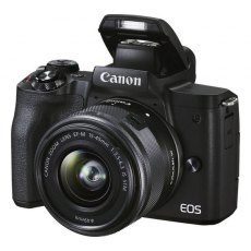 Canon EOS M50 Mark II Digital Camera with EF-M 15-45mm IS Lens