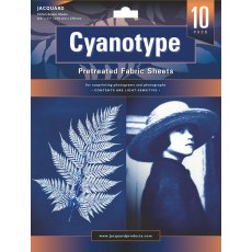 Jacquard Cyanotype Pretreated Fabric Sheets - 10 pack