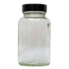 Firstcall Chemical Clear Glass Powder Jar, 120ml