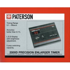 Paterson 2000D Precision Enlarger Timer