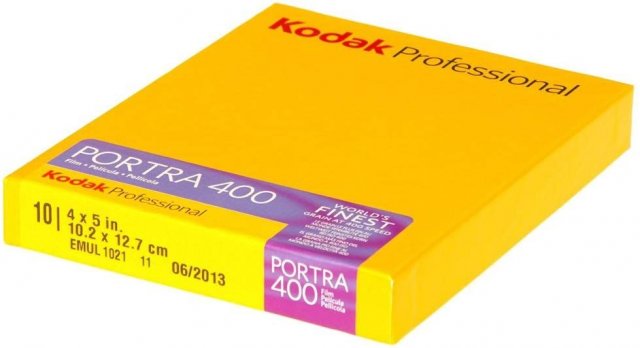 Kodak Kodak Portra 400 4 x 5, ISO 100, Pack of 10 sheets