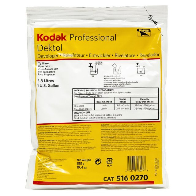 Kodak Kodak Dektol Paper Developer 3.8 litres
