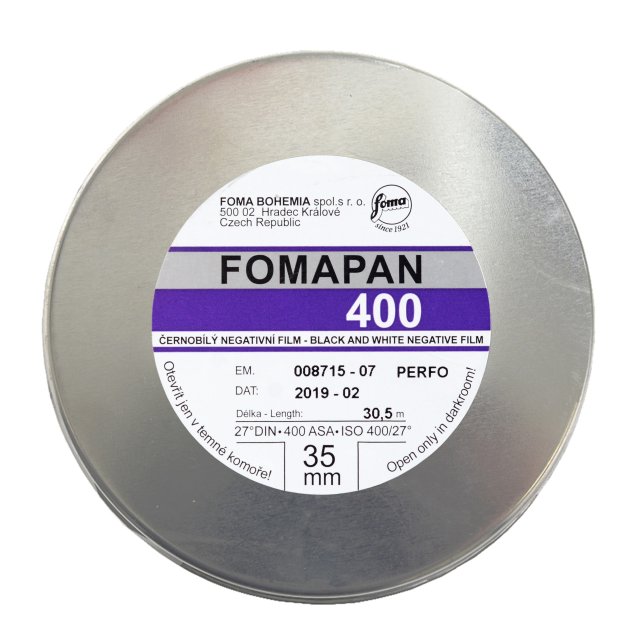 Foma Foma Fomapan 400, Action, 30.5m, ISO 400