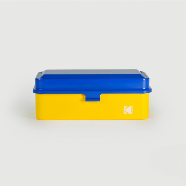 Reto Reto Kodak Classic Metal 120 / 35mm Film Case, Yellow/Blue Lid