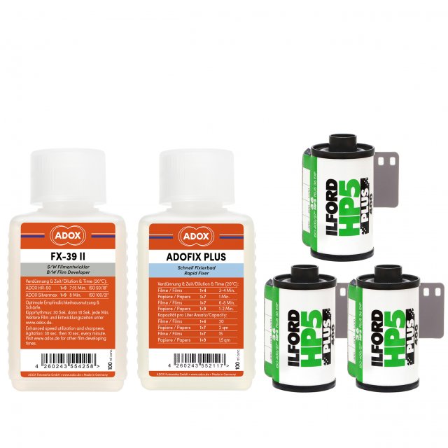 Adox Adox Starter Bundle 3x Ilford HP5 135-36 with Adox Film Dev. & Fix