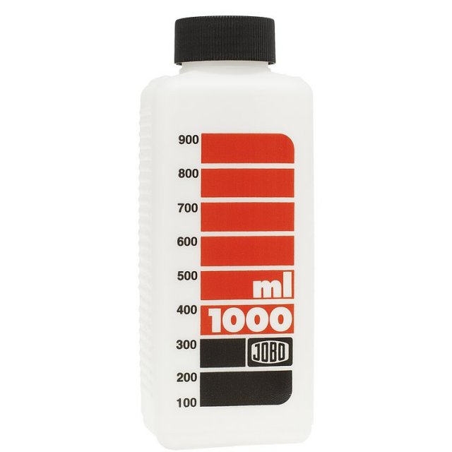 Jobo Jobo Chemical Storage Bottle, Wide Neck, White, 1 litre, 3372W