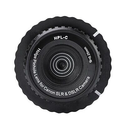 Holga Holga HPL-C-BK Pinhole Lens for Canon DSLR & SLR, Black