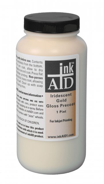 inkAID inkAid Iridescent Gold Coating 473ml(16oz)