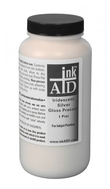 inkAID InkAid Iridescent Silver Coating 473ml(16oz)