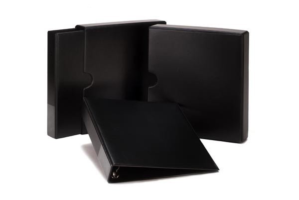 Kenro Kenro Slipcase and Ringbinder, 4 Ring, Black