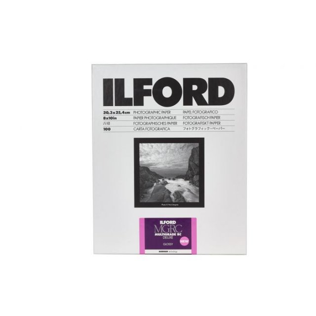 Ilford Ilford Multigrade RC Deluxe, Glossy, 8 x 10in, Pack of 100