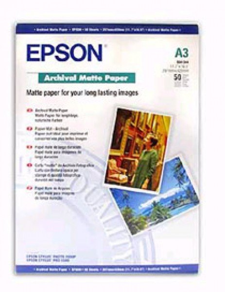 Epson Epson SO41342, Archival Matte Paper A4, Pack of 50