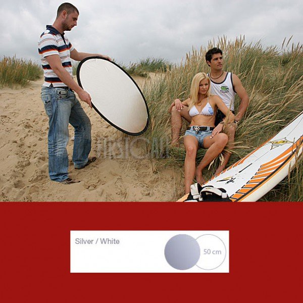 Lastolite Lastolite Collapsible Reflector Silver/White, 50cm - 2031