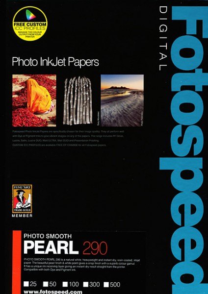 Fotospeed Fotospeed Photo Smooth Pearl 290gsm, A2, 25 Sheets
