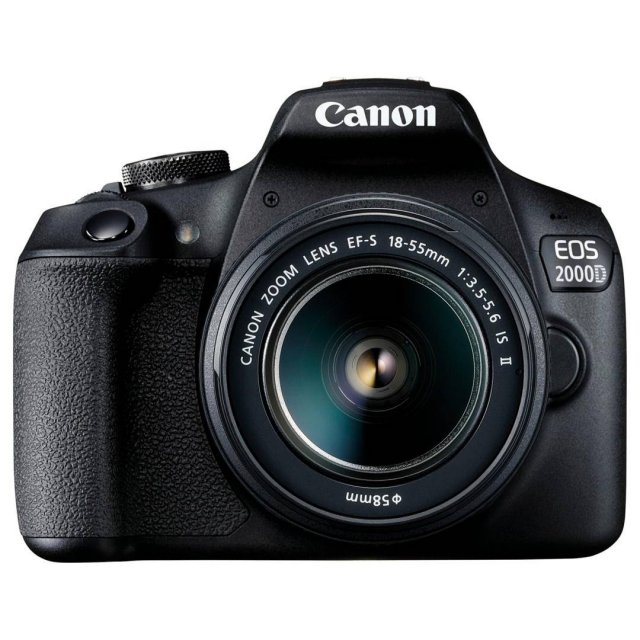 Canon Canon EOS 2000D Digital SLR Camera with 18-55mm IS II lens