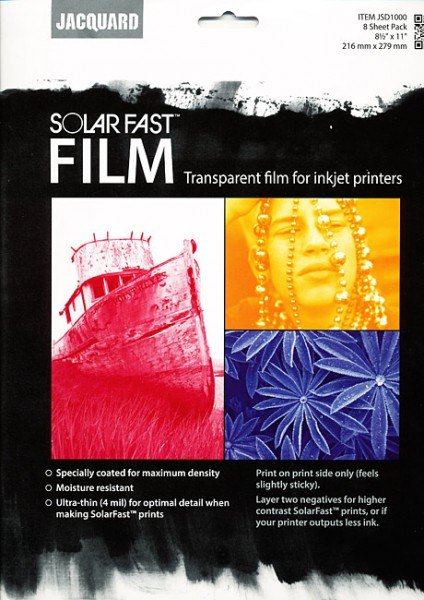 Jacquard Jacquard SolarFast Film, 8 Sheets
