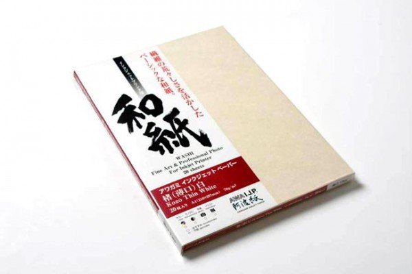 Awagami Awagami Kozo Thin White, A4, Pack of 20