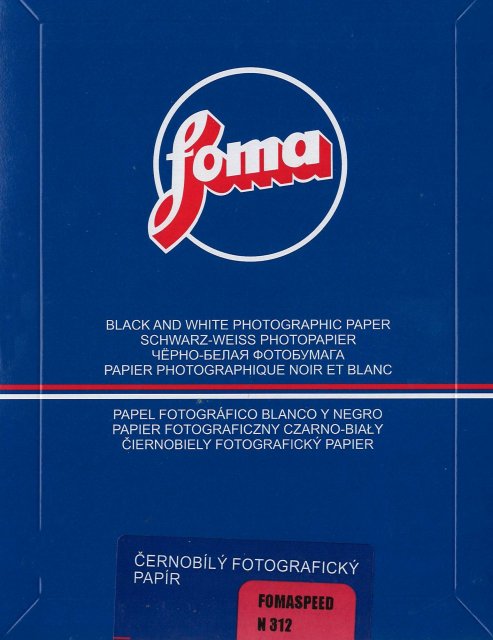 Foma Foma Fomaspeed N311, Normal (Gd 3) Glossy,  9.5 x 12, Pk 25