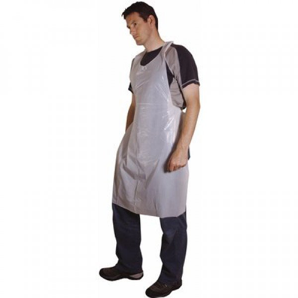 Firstcall Firstcall White Polythene Aprons, Disposable, Pack of 100