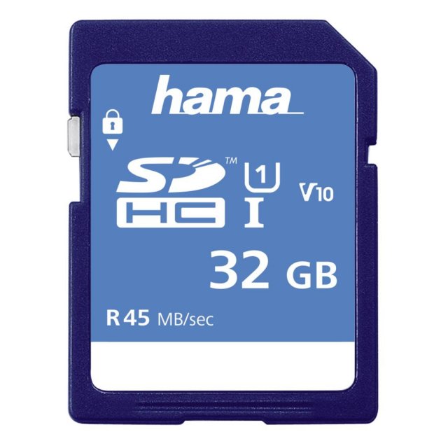 Hama Hama 32GB SDHC Memory Card, UHS-1, class 10 (300x)