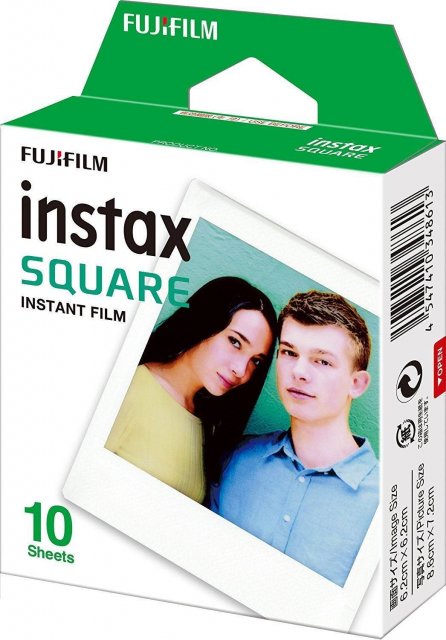 Fujifilm Fujifilm Instax Instant Square SQ, ISO 800, 10 sheets