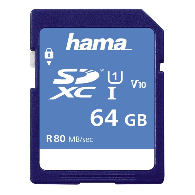 Hama Hama 64GB SDXC Memory Card, UHS-1, class 10 (300x)