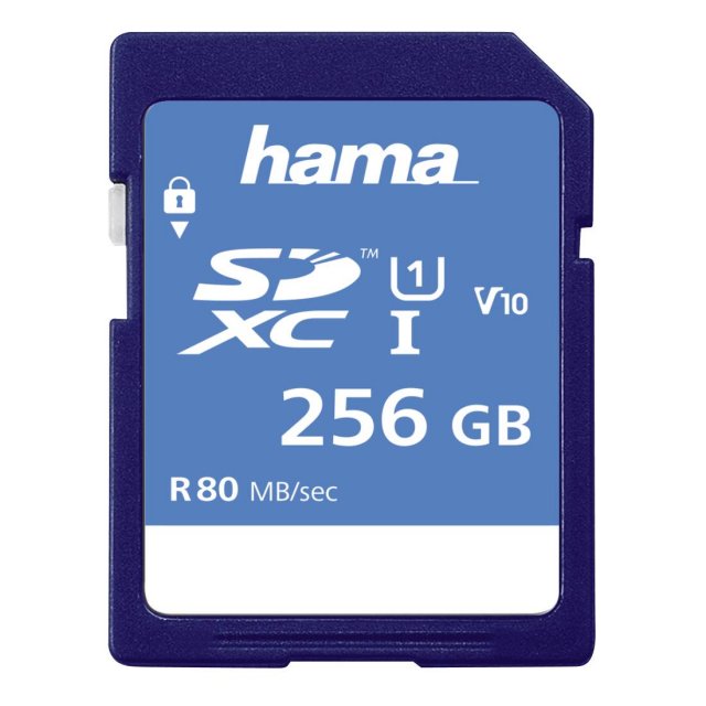 Hama Hama 256GB SDXC Memory Card, UHS-1, class 10 (300x)