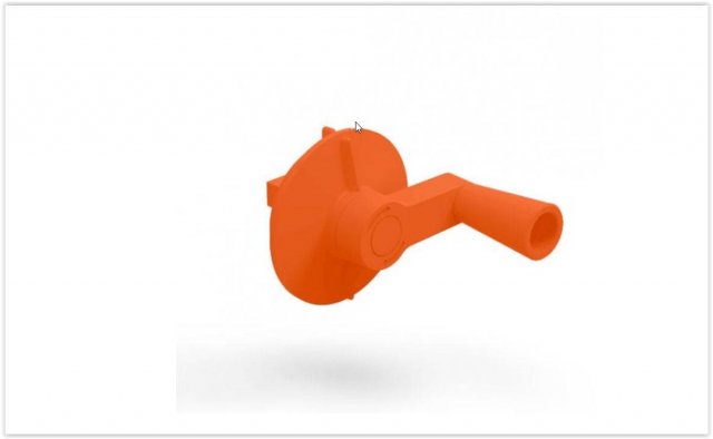 Ars-Imago Ars-Imago Lab-Box Crank Handle - Orange